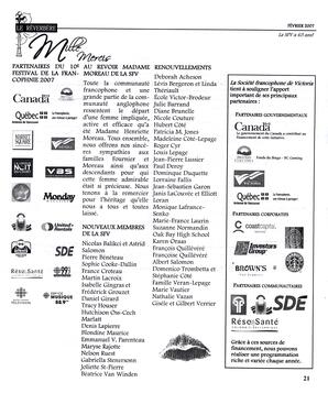   LE RÉVERBÈRE, 2007   , page 21