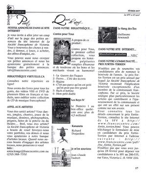   LE RÉVERBÈRE, 2007   , page 17