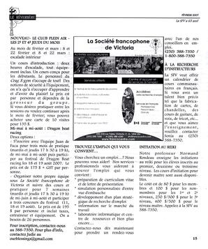   LE RÉVERBÈRE, 2007   , page 15