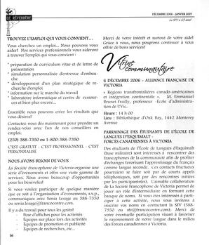   LE RÉVERBÈRE, 2006-2007   , page 16