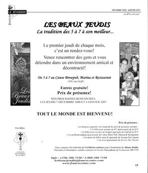   LE RÉVERBÈRE, 2006-2007   , page 15