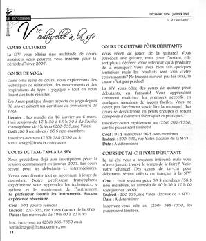   LE RÉVERBÈRE, 2006-2007   , page 14