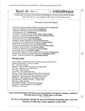   LE FRANCO-LIEN, 2007   , page 4