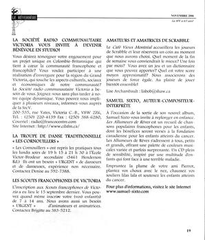   LE RÉVERBÈRE, 2006   , page 19