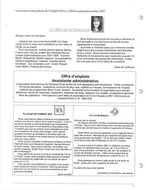   LE FRANCO-LIEN, 2007   , page 2