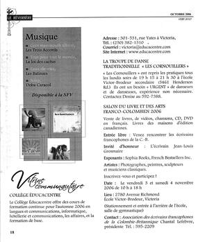   LE RÉVERBÈRE, 2006   , page 18