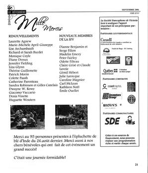   LE RÉVERBÈRE, 2006   , page 21