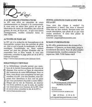   LE RÉVERBÈRE, 2006   , page 16