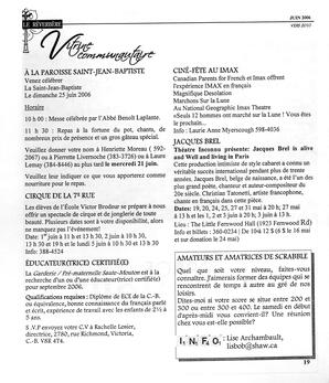   LE RÉVERBÈRE, 2006   , page 19