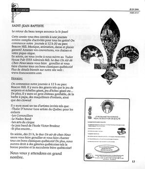   LE RÉVERBÈRE, 2006   , page 13