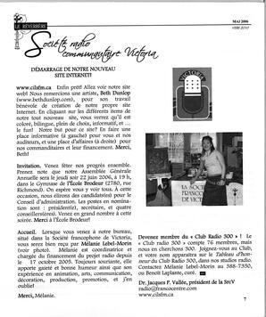   LE RÉVERBÈRE, 2006   , page 7