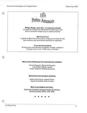   LE FRANCO-LIEN, 2007   , page 11
