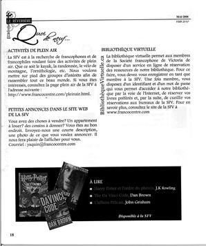   LE RÉVERBÈRE, 2006   , page 18