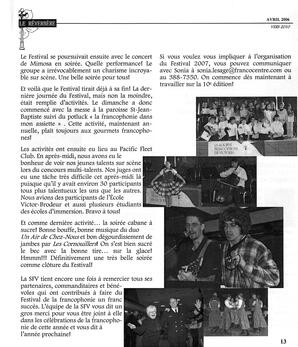  LE RÉVERBÈRE, 2006   , page 13