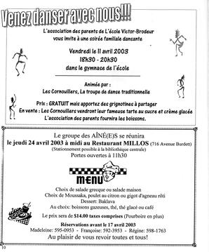   LE RÉVERBÈRE, 2003   , page 10