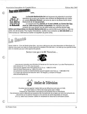   LE FRANCO-LIEN, 2007   , page 6