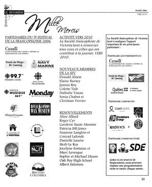   LE RÉVERBÈRE, 2006   , page 21