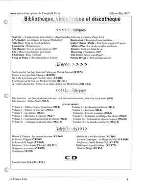   LE FRANCO-LIEN, 2007   , page 4