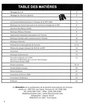   LE RÉVERBÈRE, 2006   , page 4