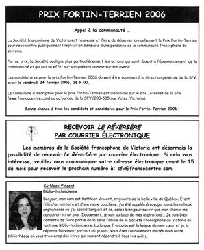   LE RÉVERBÈRE, 2006   , page 17