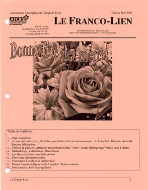   LE FRANCO-LIEN, 2007   , page 1
