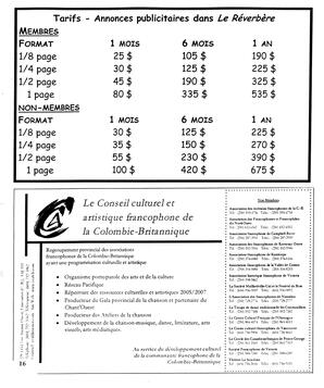   LE RÉVERBÈRE, 2005   , page 16