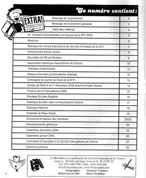   LE RÉVERBÈRE, 2004-2005   , page 4
