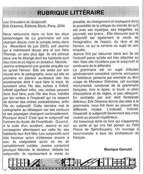   LE RÉVERBÈRE, 2004-2005   , page 18