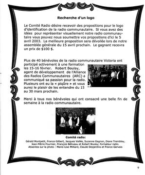   LE RÉVERBÈRE, 2003   , page 9