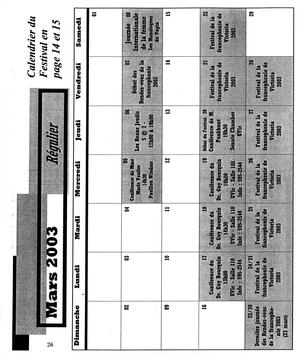   LE RÉVERBÈRE, 2003   , page 26