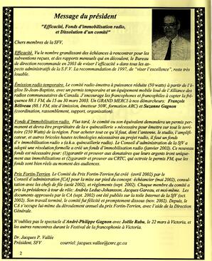   LE RÉVERBÈRE, 2003   , page 2