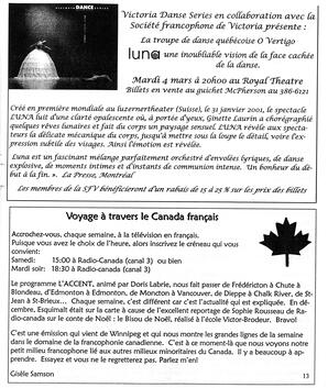   LE RÉVERBÈRE, 2003   , page 13