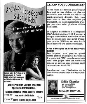  LE RÉVERBÈRE, 2003   , page 11