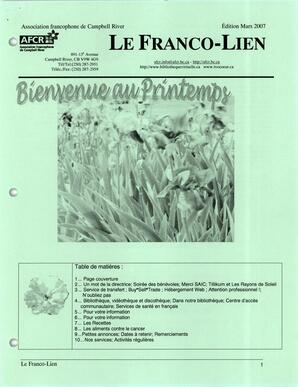   LE FRANCO-LIEN, 2007   , page 1