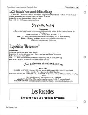   LE FRANCO-LIEN, 2007   , page 8