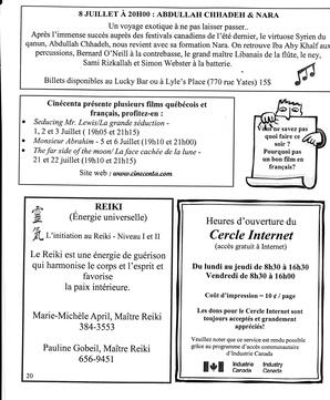   LE RÉVERBÈRE, 2004   , page 20