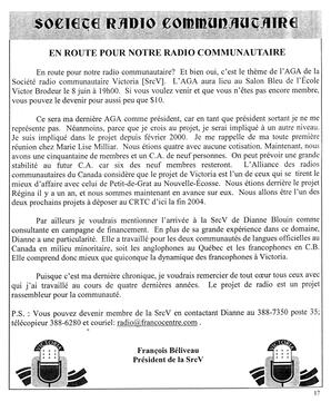   LE RÉVERBÈRE, 2004   , page 17