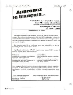   LE FRANCO-LIEN, 2007   , page 10