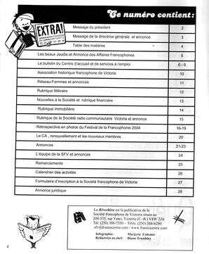   LE RÉVERBÈRE, 2004   , page 4