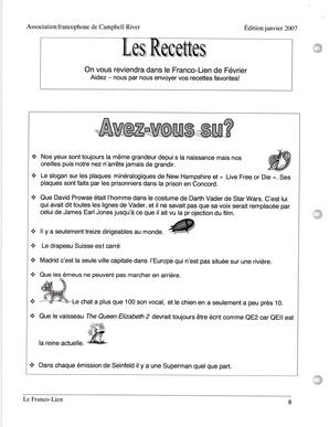   LE FRANCO-LIEN, 2007   , page 8