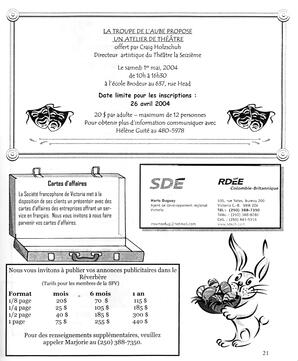   LE RÉVERBÈRE, 2004   , page 21