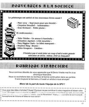   LE RÉVERBÈRE, 2004   , page 13