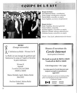   LE RÉVERBÈRE, 2004   , page 32