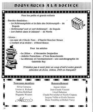   LE RÉVERBÈRE, 2004   , page 28
