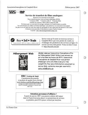  LE FRANCO-LIEN, 2007   , page 4