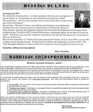   LE RÉVERBÈRE, 2004   , page 3