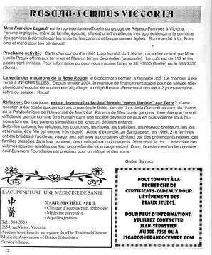   LE RÉVERBÈRE, 2004   , page 12