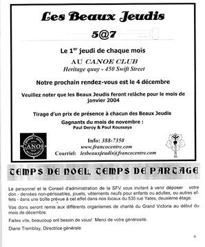   LE RÉVERBÈRE, 2003-2004   , page 9