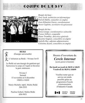   LE RÉVERBÈRE, 2003-2004   , page 21