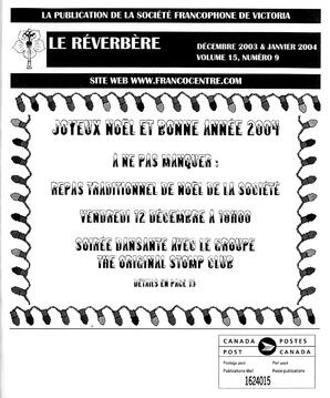   LE RÉVERBÈRE, 2003-2004   , page 1